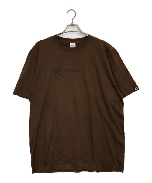 EXAMPLE（エグザンプル）EXAMPLE (エグザンプル) ANGEL LOGO S/S TEE ブラウン サイズ:XXL 未使用品の古着・服飾アイテム