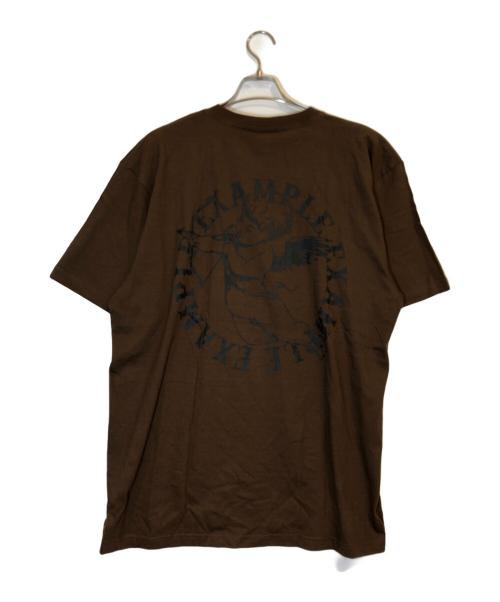 EXAMPLE（エグザンプル）EXAMPLE (エグザンプル) ANGEL LOGO S/S TEE ブラウン サイズ:XXL 未使用品の古着・服飾アイテム