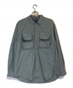 franklin climbingフランクリンクライミング）の古着「ナイロンシャツ」｜ブルー