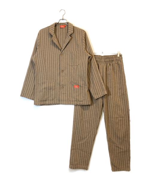 COOKMAN（クックマン）COOKMAN (クックマン) ウールミックスセットアップ ブラウン サイズ:Lの古着・服飾アイテム