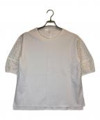 23区ニジュウサンク）の古着「アイレットジャージー カットソー」｜ホワイト