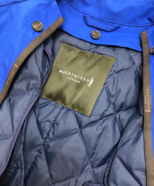 MACKINTOSH LONDON（マッキントッシュ ロンドン）MACKINTOSH LONDON (マッキントッシュ ロンドン) ダウンライナー ステンカラー コート ブルー サイズ:38の古着・服飾アイテム