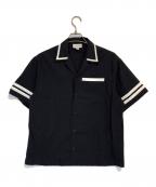 LACOSTEラコステ）の古着「バックプリントボーリングシャツ」｜ネイビー