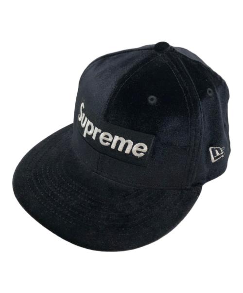 SUPREME（シュプリーム）SUPREME (シュプリーム) New Era (ニューエラ) キャップ ブラックの古着・服飾アイテム