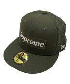 SUPREME×New Eraシュプリーム×ニューエラ）の古着「メッシュキャップ」｜オリーブ