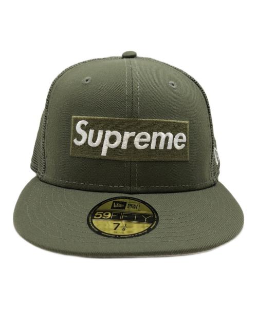 SUPREME（シュプリーム）Supreme (シュプリーム) New Era (ニューエラ) メッシュキャップ オリーブ サイズ:7　3/8の古着・服飾アイテム
