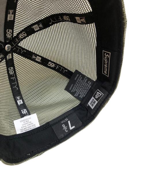 SUPREME（シュプリーム）Supreme (シュプリーム) New Era (ニューエラ) メッシュキャップ オリーブ サイズ:7　3/8の古着・服飾アイテム