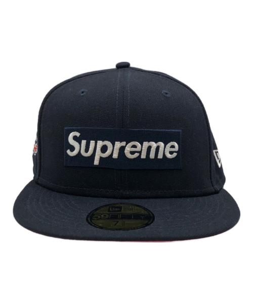 SUPREME（シュプリーム）SUPREME (シュプリーム) New Era (ニューエラ) キャップ ネイビーの古着・服飾アイテム