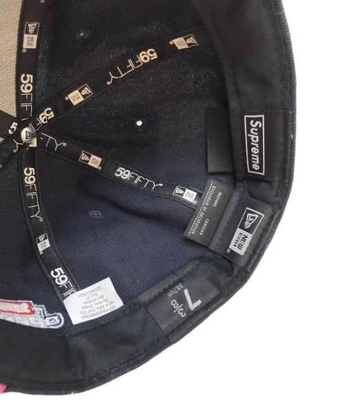 SUPREME（シュプリーム）SUPREME (シュプリーム) New Era (ニューエラ) キャップ ネイビーの古着・服飾アイテム