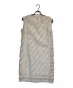 LANVIN COLLECTIONランバンコレクション）の古着「ノースリーブワンピース」｜ホワイト