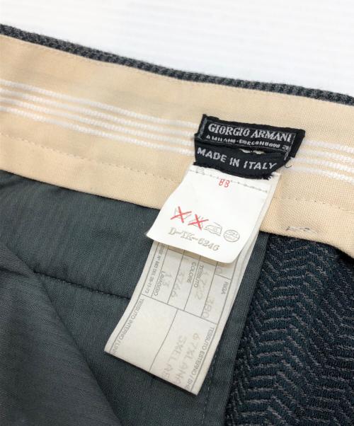 GIORGIO ARMANI（ジョルジョアルマーニ）GIORGIO ARMANI (ジョルジョアルマーニ) スラックス グレー サイズ:52の古着・服飾アイテム