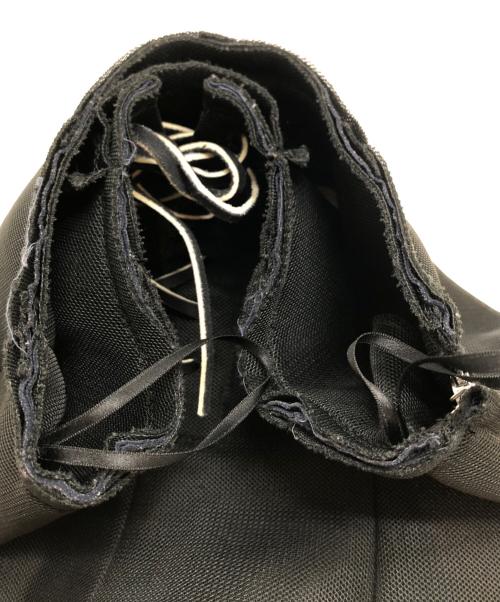 COMME des GARCONS（コムデギャルソン）COMME des GARCONS (コムデギャルソン) レースアップスカート ブラック サイズ:Sの古着・服飾アイテム