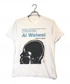 COMME des GARCONSコムデギャルソン）の古着「プリントTシャツ」｜ホワイト