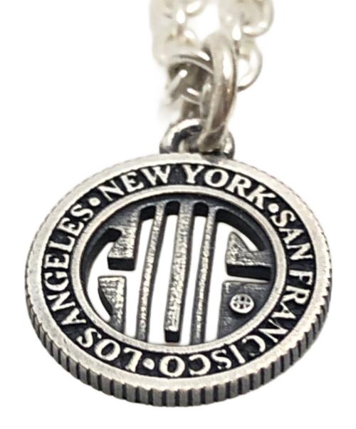 HUF（ハフ）HUF (ハフ) ロゴチェーンネックレス シルバーの古着・服飾アイテム