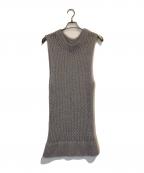 GALLARDA GALANTEガリャルダガランテ）の古着「モヘヤメッシュベスト」｜グレー
