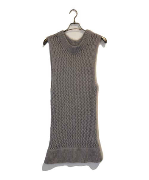 GALLARDA GALANTE（ガリャルダガランテ）GALLARDA GALANTE (ガリャルダガランテ) モヘヤメッシュベスト グレー サイズ:Ｆの古着・服飾アイテム