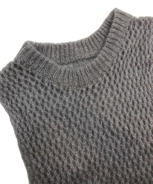 GALLARDA GALANTE（ガリャルダガランテ）GALLARDA GALANTE (ガリャルダガランテ) モヘヤメッシュベスト グレー サイズ:Ｆの古着・服飾アイテム