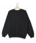 DESCENDANT (ディセンダント) PE CREW NECK SWEATSHIRT ブラック サイズ:2：11000円