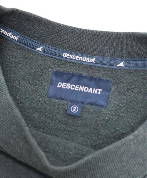 DESCENDANT（ディセンダント）DESCENDANT (ディセンダント) PE CREW NECK SWEATSHIRT グレー サイズ:2の古着・服飾アイテム