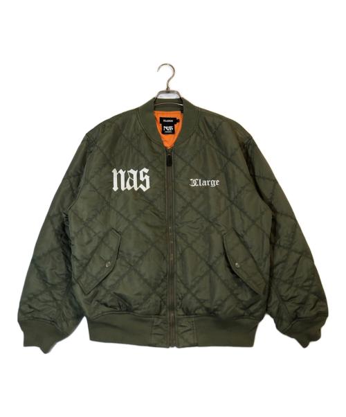 X-LARGE（エクストララージ）X-LARGE (エクストララージ) NAS (ナズ) キルティングジャケット カーキ サイズ:Lの古着・服飾アイテム