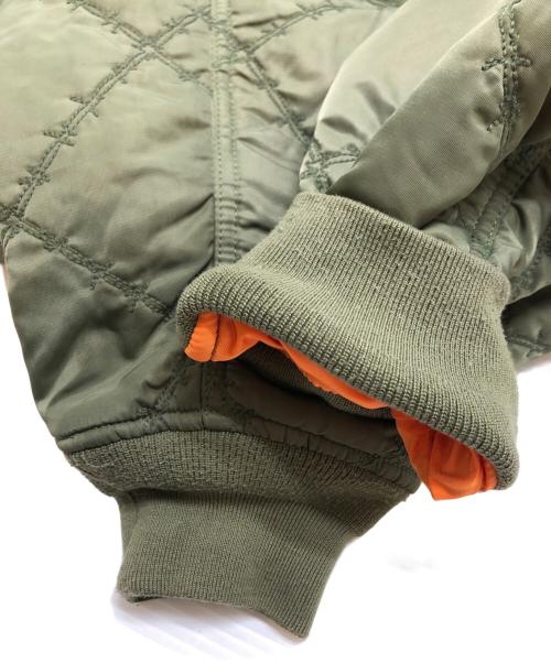 X-LARGE（エクストララージ）X-LARGE (エクストララージ) NAS (ナズ) キルティングジャケット カーキ サイズ:Lの古着・服飾アイテム