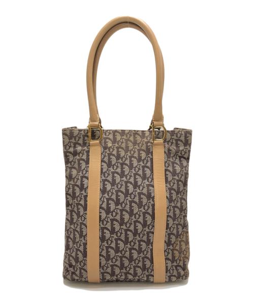 Christian Dior（クリスチャン ディオール）Christian Dior (クリスチャン ディオール) トロッター　ハンドバッグ ブラウンの古着・服飾アイテム