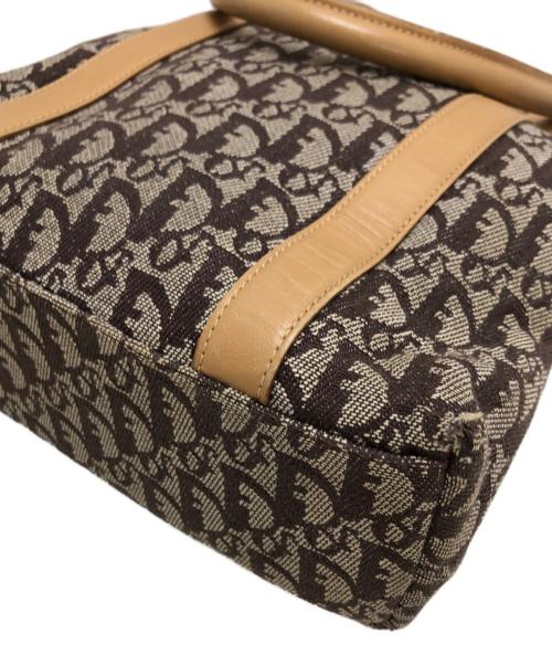 Christian Dior（クリスチャン ディオール）Christian Dior (クリスチャン ディオール) トロッター　ハンドバッグ ブラウンの古着・服飾アイテム