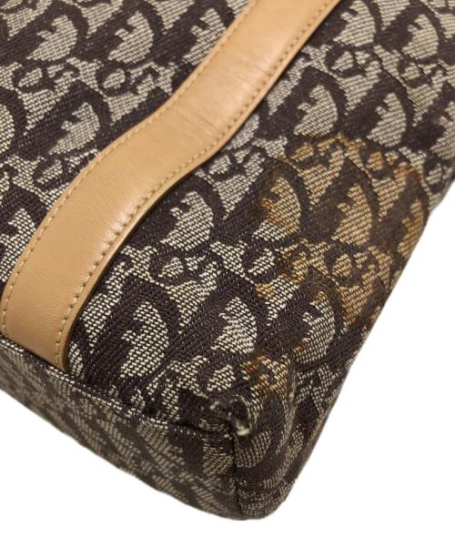 Christian Dior（クリスチャン ディオール）Christian Dior (クリスチャン ディオール) トロッター　ハンドバッグ ブラウンの古着・服飾アイテム