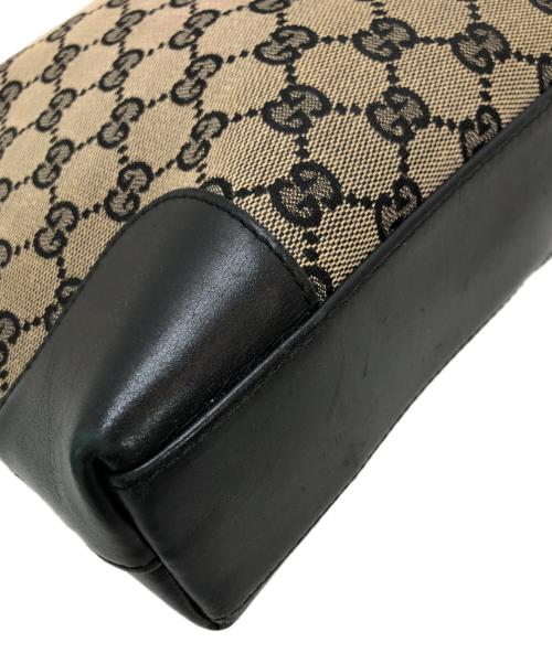 GUCCI（グッチ）GUCCI (グッチ) GGキャンバスワンショルダーバッグ ブラックの古着・服飾アイテム