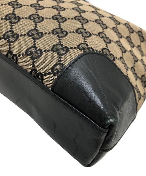 GUCCI（グッチ）GUCCI (グッチ) GGキャンバスワンショルダーバッグ ブラックの古着・服飾アイテム