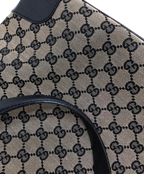 GUCCI（グッチ）GUCCI (グッチ) GGキャンバスワンショルダーバッグ ブラックの古着・服飾アイテム