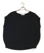 SOEJUソージュ）の古着「ショートスリーブコクーンブラウス」｜ブラック