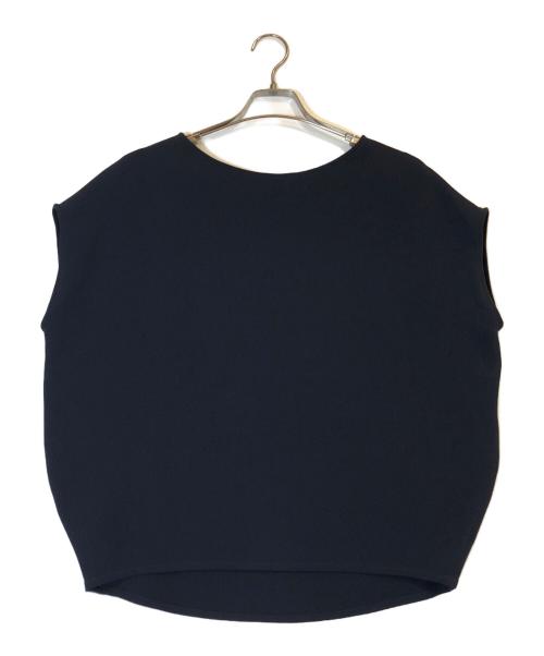 SOEJU（ソージュ）SOEJU (ソージュ) ショートスリーブコクーンブラウス ネイビー サイズ:Mの古着・服飾アイテム
