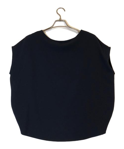 SOEJU（ソージュ）SOEJU (ソージュ) ショートスリーブコクーンブラウス ネイビー サイズ:Mの古着・服飾アイテム