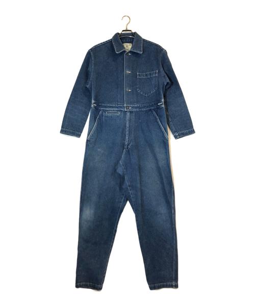 odds on（オッズオン）odds on (オッズオン) デニムオールインワン インディゴ サイズ:FREEの古着・服飾アイテム