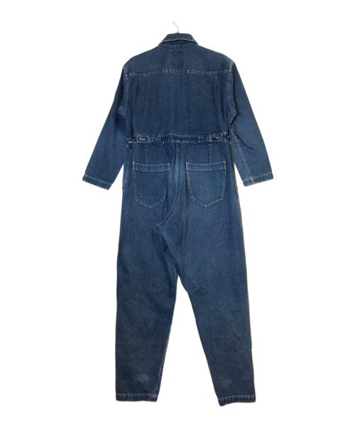 odds on（オッズオン）odds on (オッズオン) デニムオールインワン インディゴ サイズ:FREEの古着・服飾アイテム