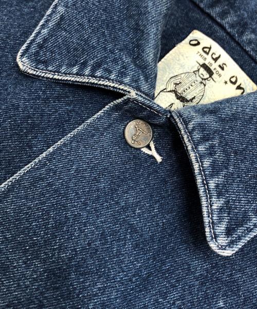 odds on（オッズオン）odds on (オッズオン) デニムオールインワン インディゴ サイズ:FREEの古着・服飾アイテム
