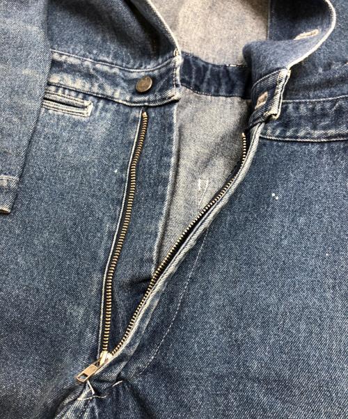 odds on（オッズオン）odds on (オッズオン) デニムオールインワン インディゴ サイズ:FREEの古着・服飾アイテム