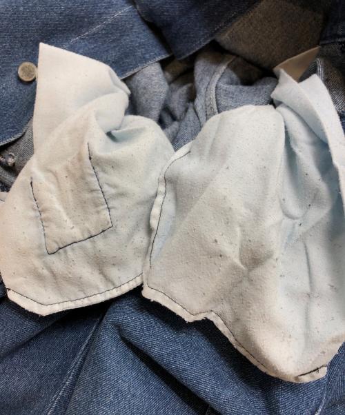 odds on（オッズオン）odds on (オッズオン) デニムオールインワン インディゴ サイズ:FREEの古着・服飾アイテム