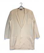 ISSEY MIYAKE MENイッセイミヤケメン）の古着「ニットテーラードジャケット」｜アイボリー