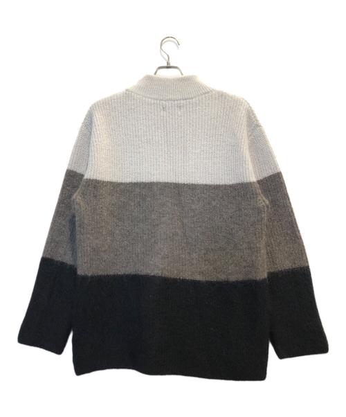 A + TOKYO（エープラス トウキョウ）A + TOKYO (エープラス トウキョウ) モヘヤ モヘア ニット グレー サイズ:2の古着・服飾アイテム