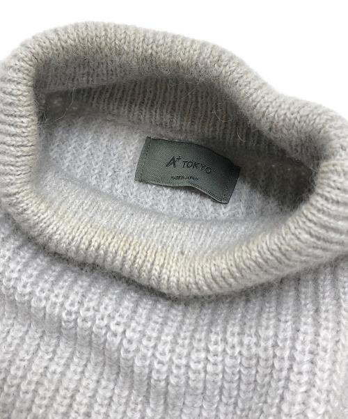 A + TOKYO（エープラス トウキョウ）A + TOKYO (エープラス トウキョウ) モヘヤ モヘア ニット グレー サイズ:2の古着・服飾アイテム
