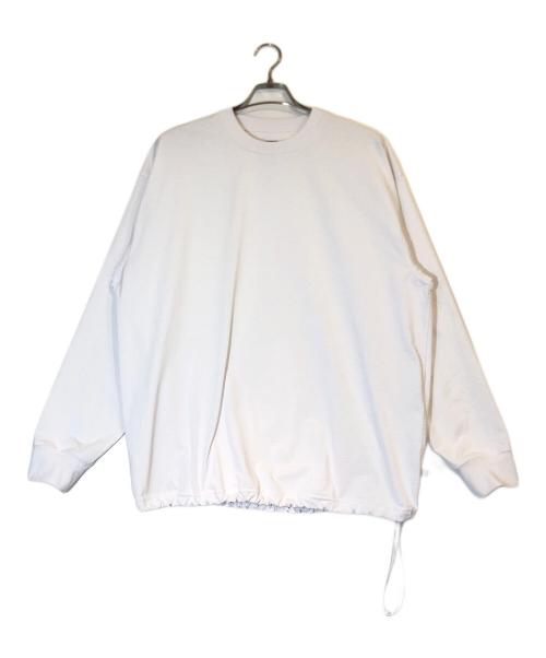 DAIWA PIER39（ダイワ ピア39）DAIWA PIER39 (ダイワ ピア39) TECH DRAWSTRING L/S TEE ホワイト サイズ:Lの古着・服飾アイテム