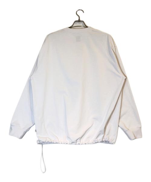 DAIWA PIER39（ダイワ ピア39）DAIWA PIER39 (ダイワ ピア39) TECH DRAWSTRING L/S TEE ホワイト サイズ:Lの古着・服飾アイテム