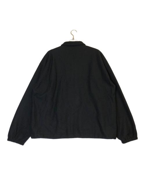 ANCELLM（アンセルム）ANCELLM (アンセルム) WOOL PULL OVER SHIRT ブラック サイズ:2の古着・服飾アイテム