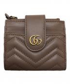 GUCCIグッチ）の古着「2つ折り財布」｜ベージュ