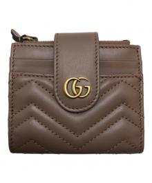 GUCCI（グッチ）の古着「2つ折り財布」｜ベージュ