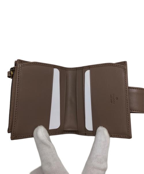 GUCCI（グッチ）GUCCI (グッチ) 2つ折り財布 ベージュの古着・服飾アイテム