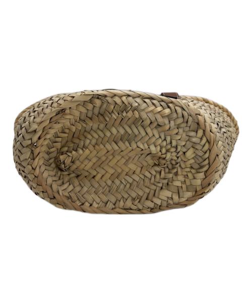 LOEWE（ロエベ）LOEWE (ロエベ) バスケットバッグ スモール（ヤシの葉&カーフ） ブラウンの古着・服飾アイテム