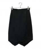 Vivienne Westwood RED LABELヴィヴィアンウエストウッドレッドレーベル）の古着「アシンメトリースカート」｜ブラック